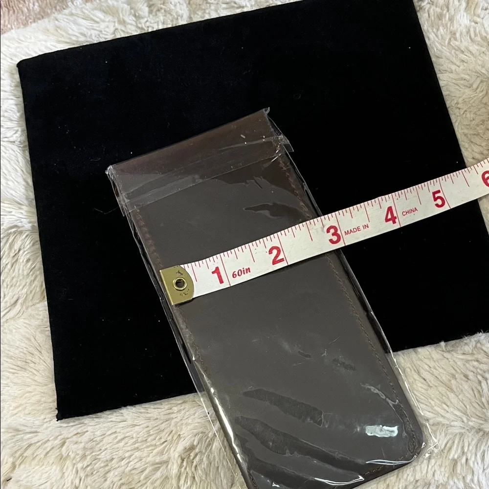 Sophisticated Dark Brown Pencil Case
